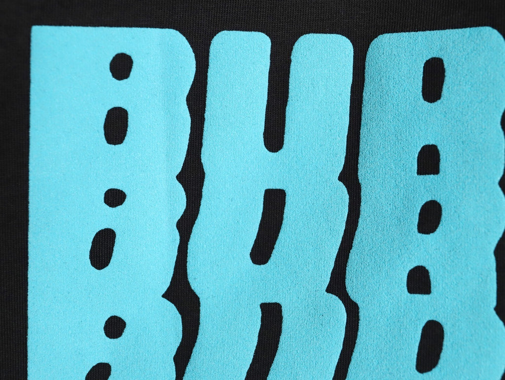 Burberry T-shirt with twisted letter print on the front and back