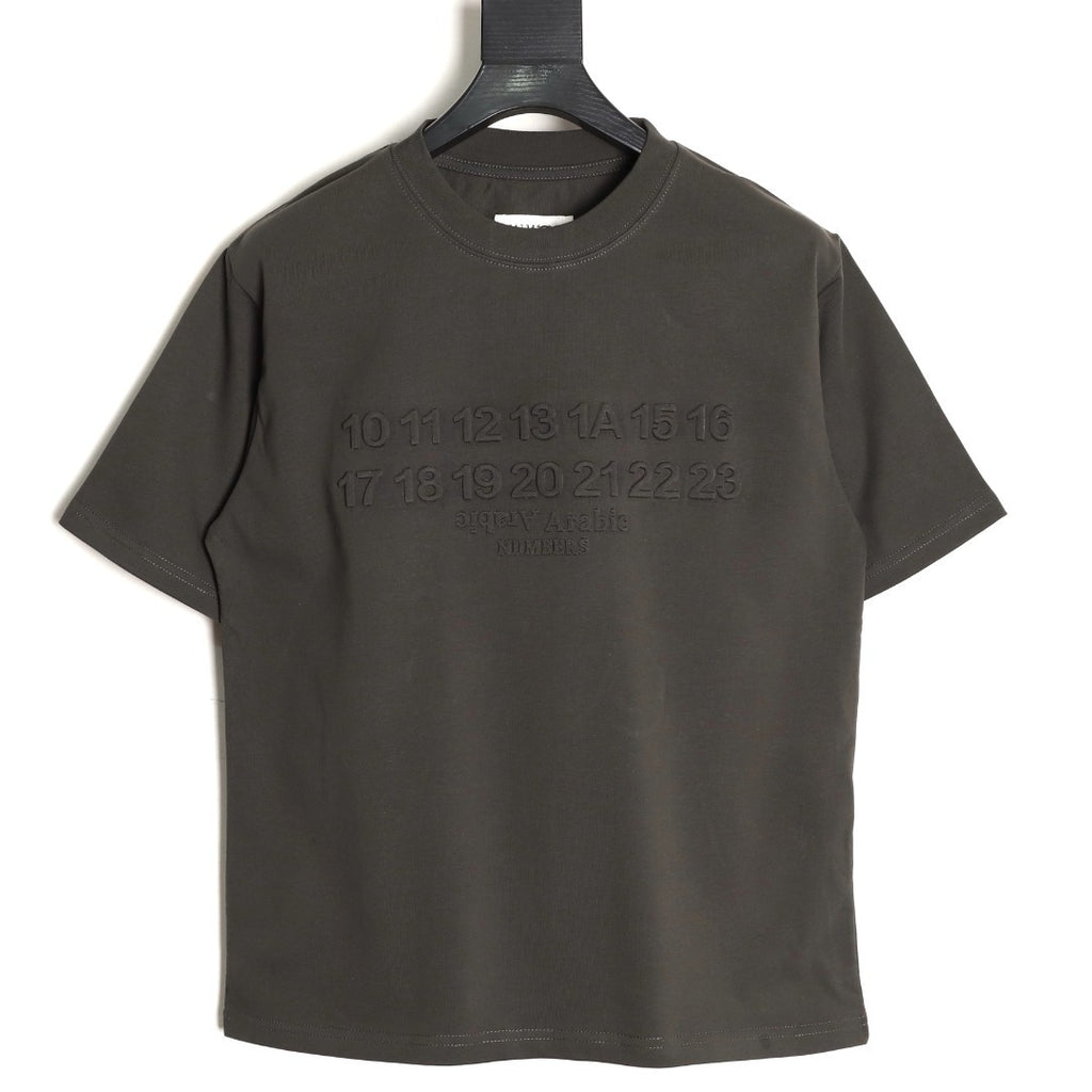 Maison Margiela  Embossed Letter Short-Sleeve T-Shirt