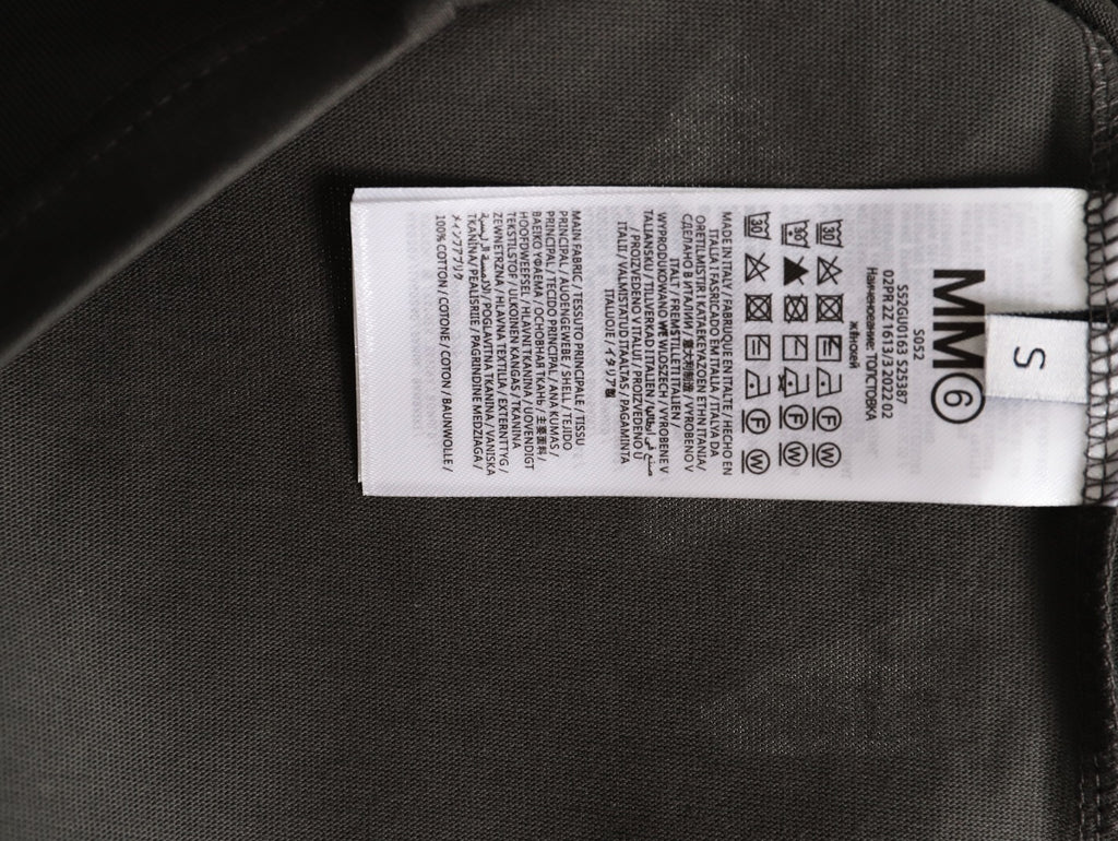 Maison Margiela  Embossed Letter Short-Sleeve T-Shirt