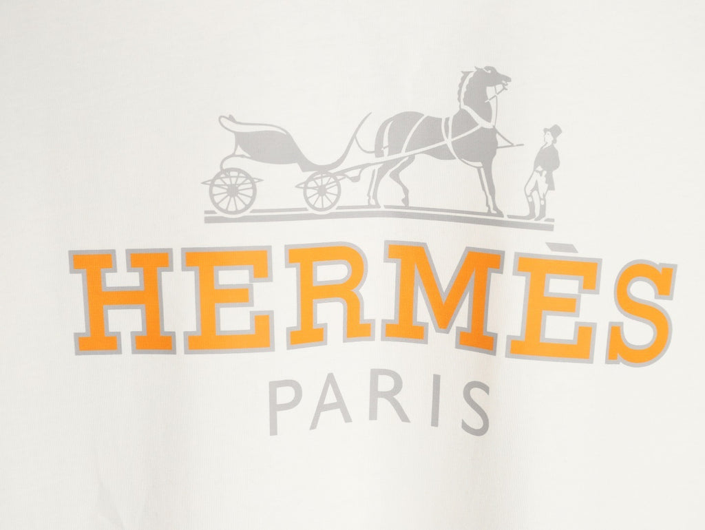 Hermes Large Letter Short-Sleeve T-Shirt