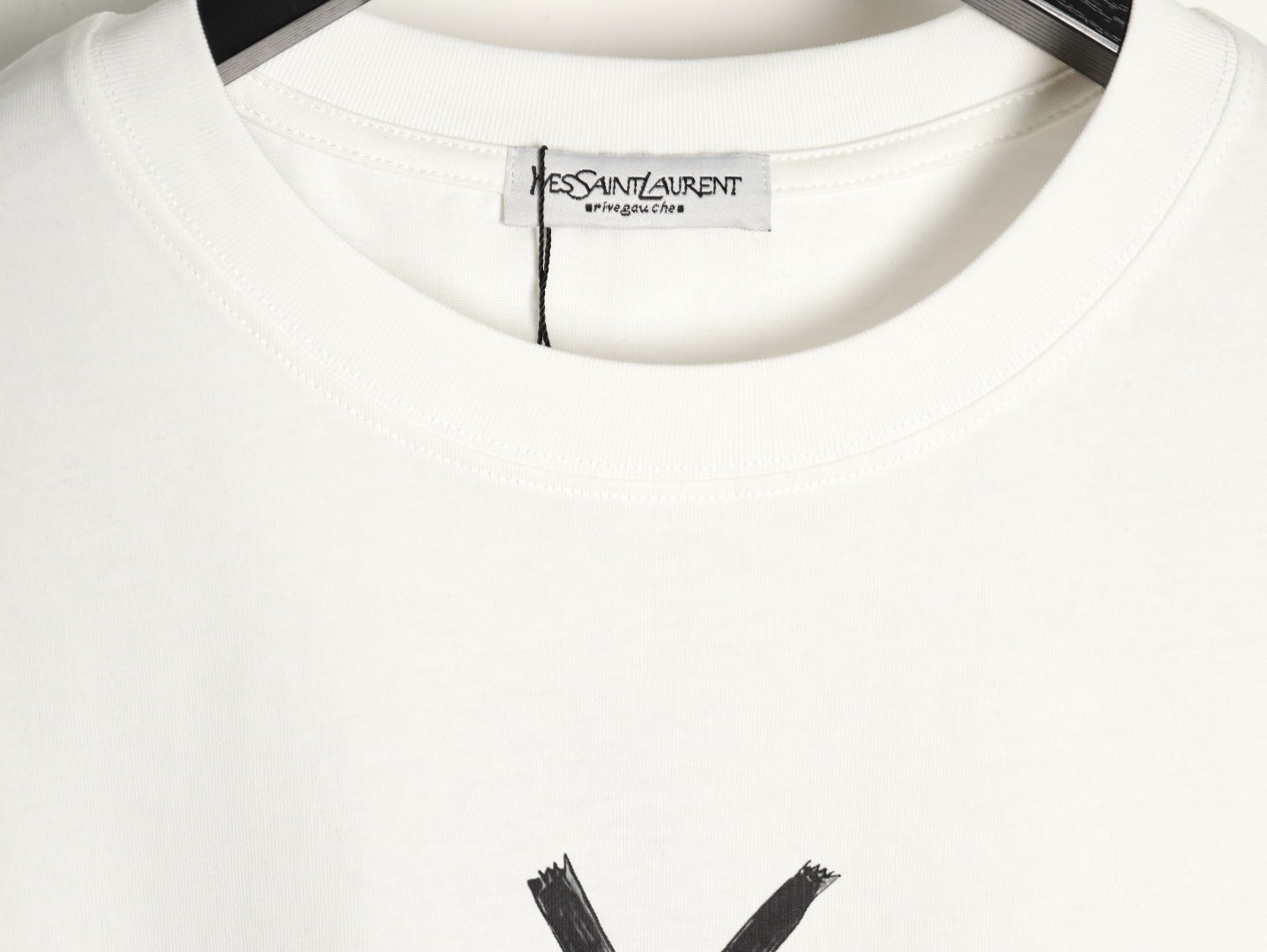 Yves Saint Laurent (YSL) 25SS Graffiti Print  T-Shirt