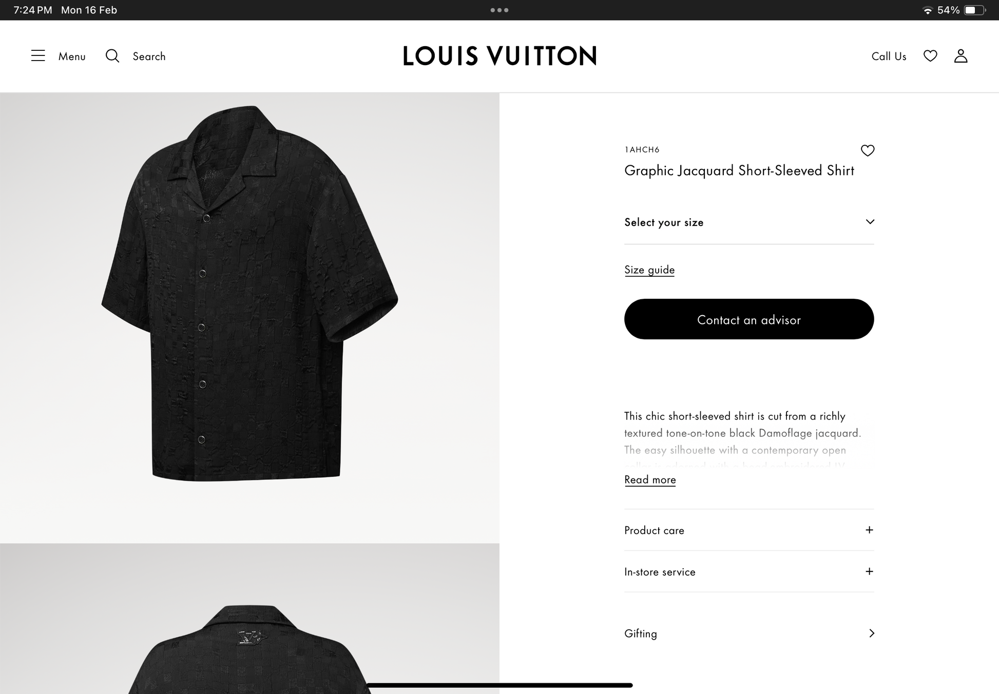 LOUIS VUITTON LV checkered jacquard suit with short-sleeved shirt