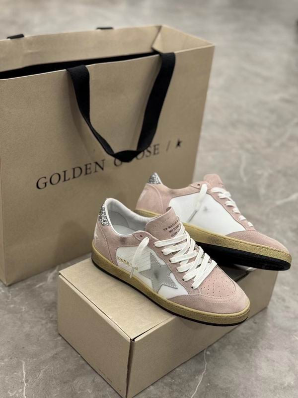 Golden Goose Ball Star 'Nougat Silver'