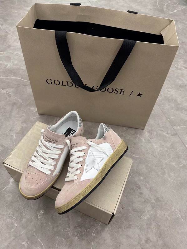 Golden Goose Ball Star 'Nougat Silver'
