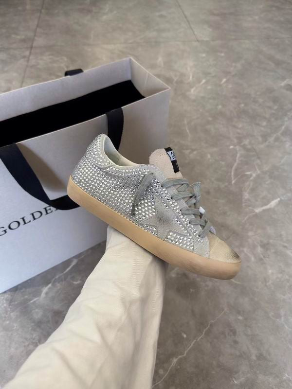 Golden Goose - Super-Star embellished leather