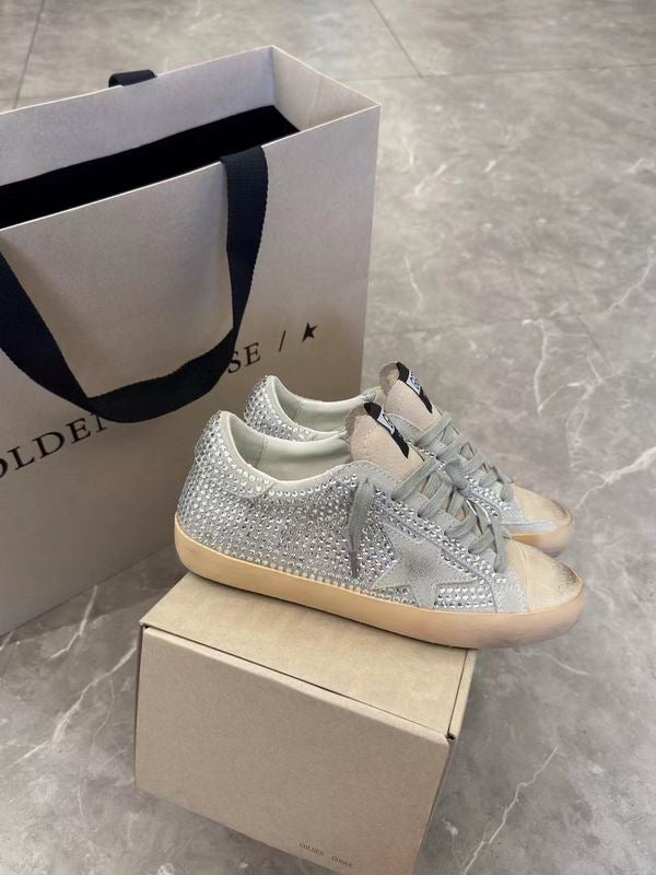Golden Goose - Super-Star embellished leather