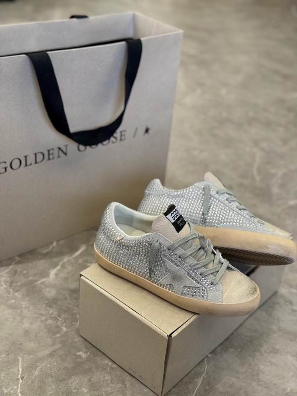 Golden Goose - Super-Star embellished leather