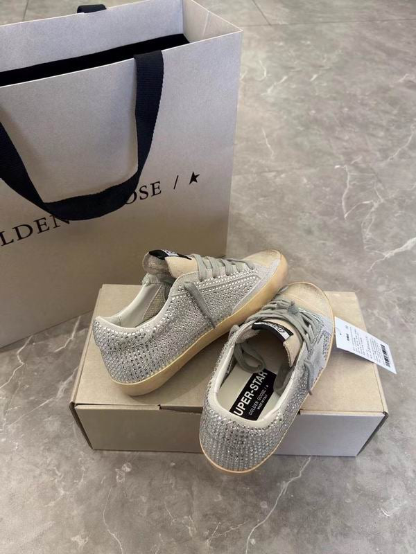 Golden Goose - Super-Star embellished leather