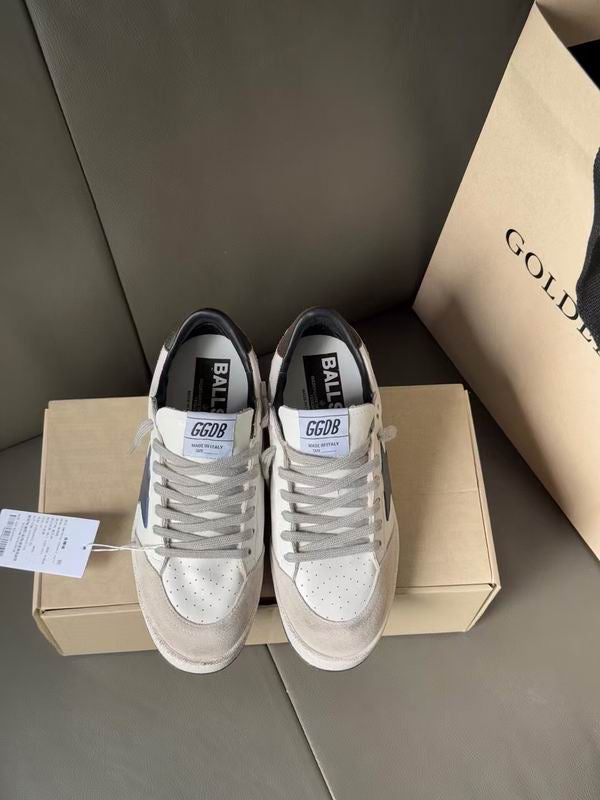 Golden Goose Ball Star white black blue