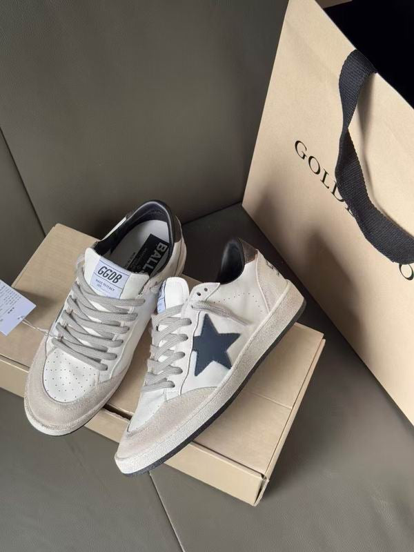 Golden Goose Ball Star white black blue