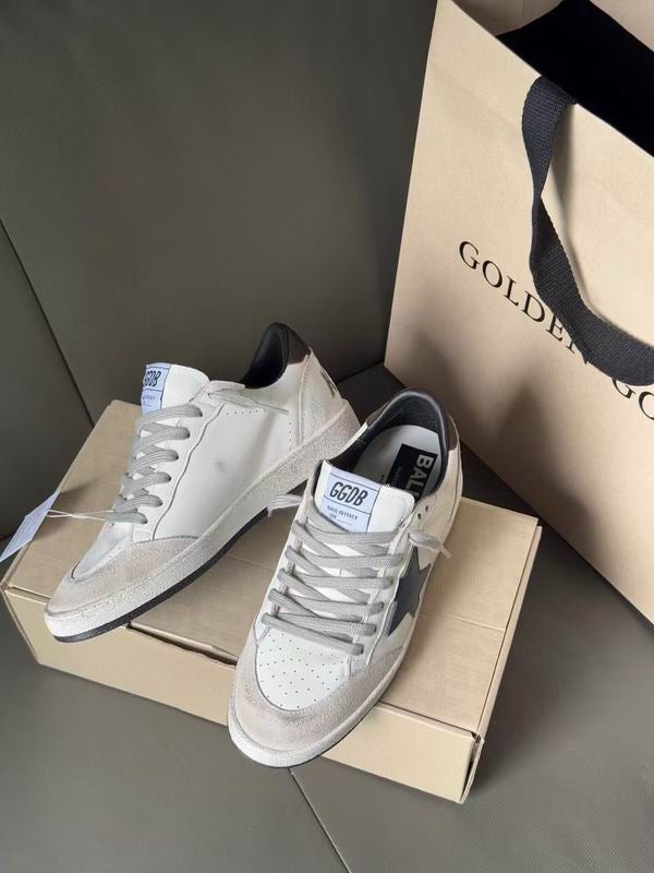 Golden Goose Ball Star white black blue