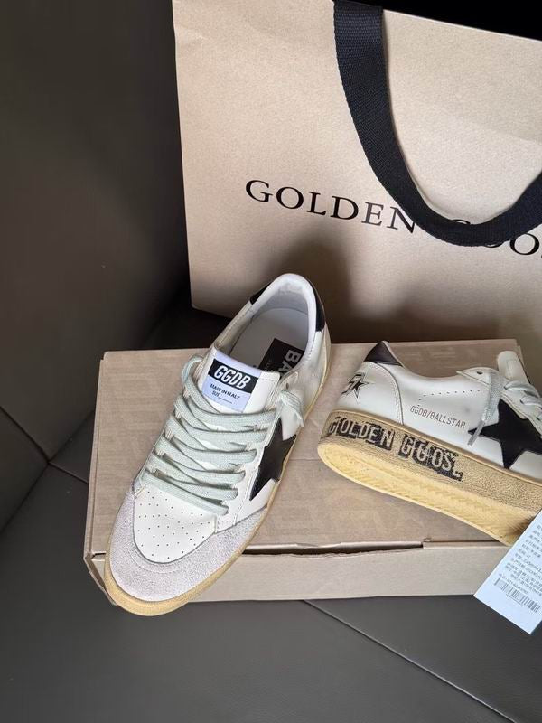 Golden Goose Ball Star 'White Ice Black'