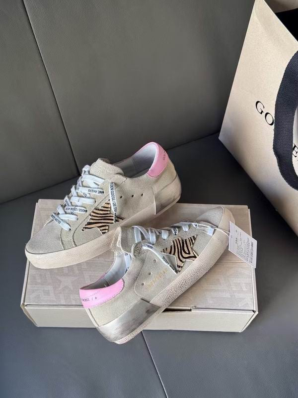 Golden Goose  Super-Star distressed suede sneakers