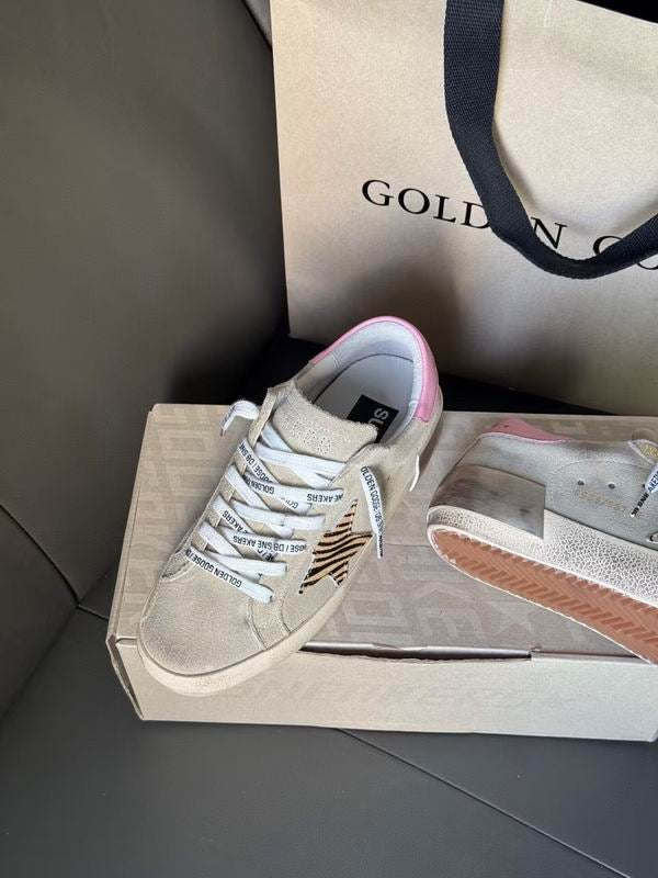 Golden Goose  Super-Star distressed suede sneakers