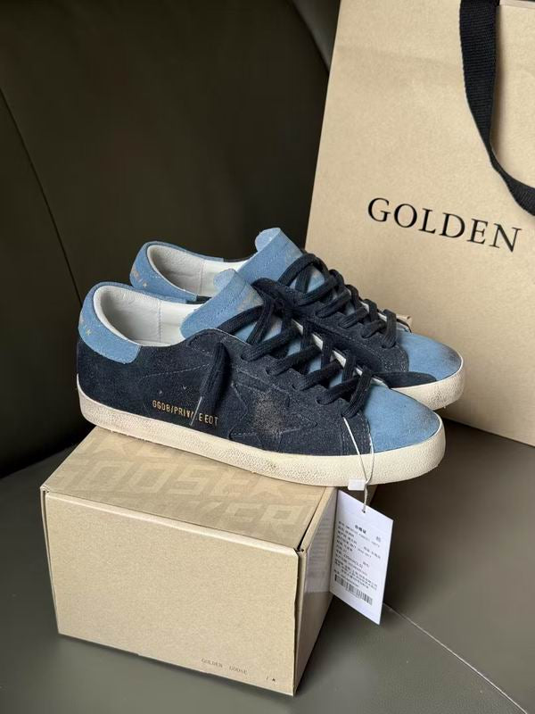 Golden Goose Super Star Suede Blue Navy