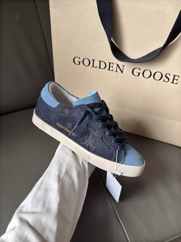 Golden Goose Super Star Suede Blue Navy