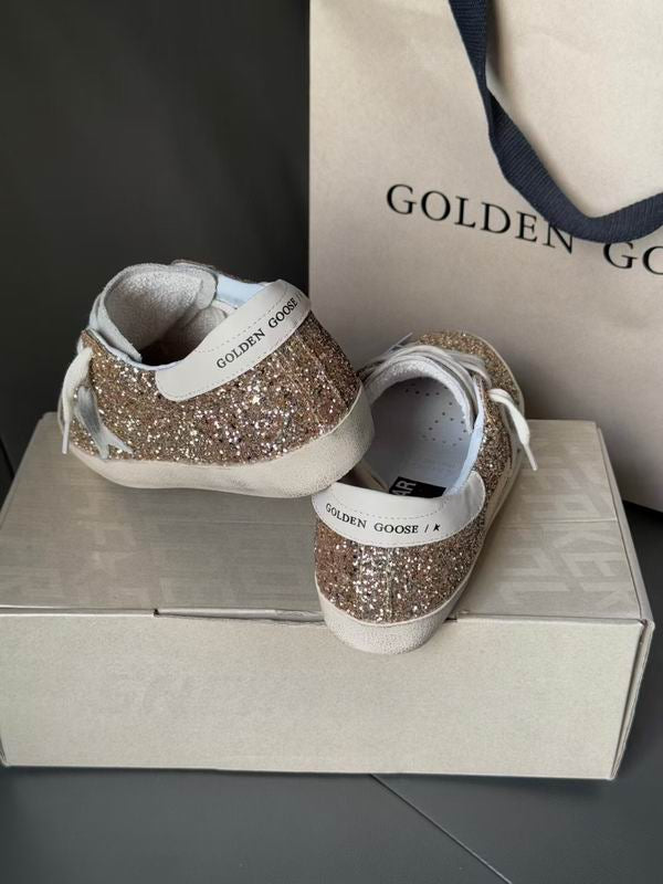 Golden Goose Wmns Superstar 'Gold Seedpearl Glitter