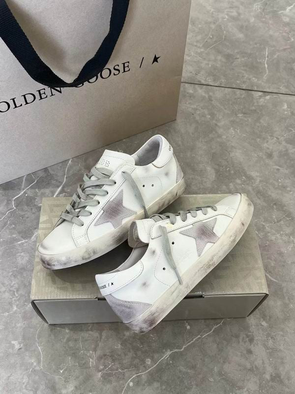 Golden Goose Super Star White grey star