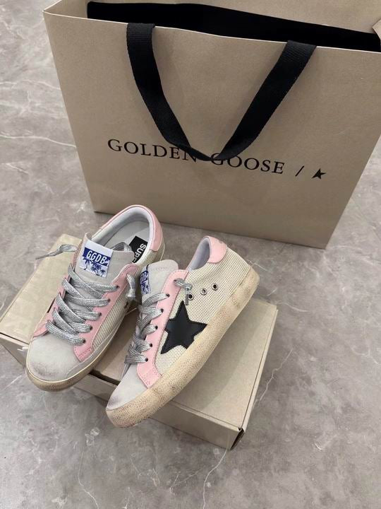 Golden Goose Wmns Superstar 'Silver Baby Pink'