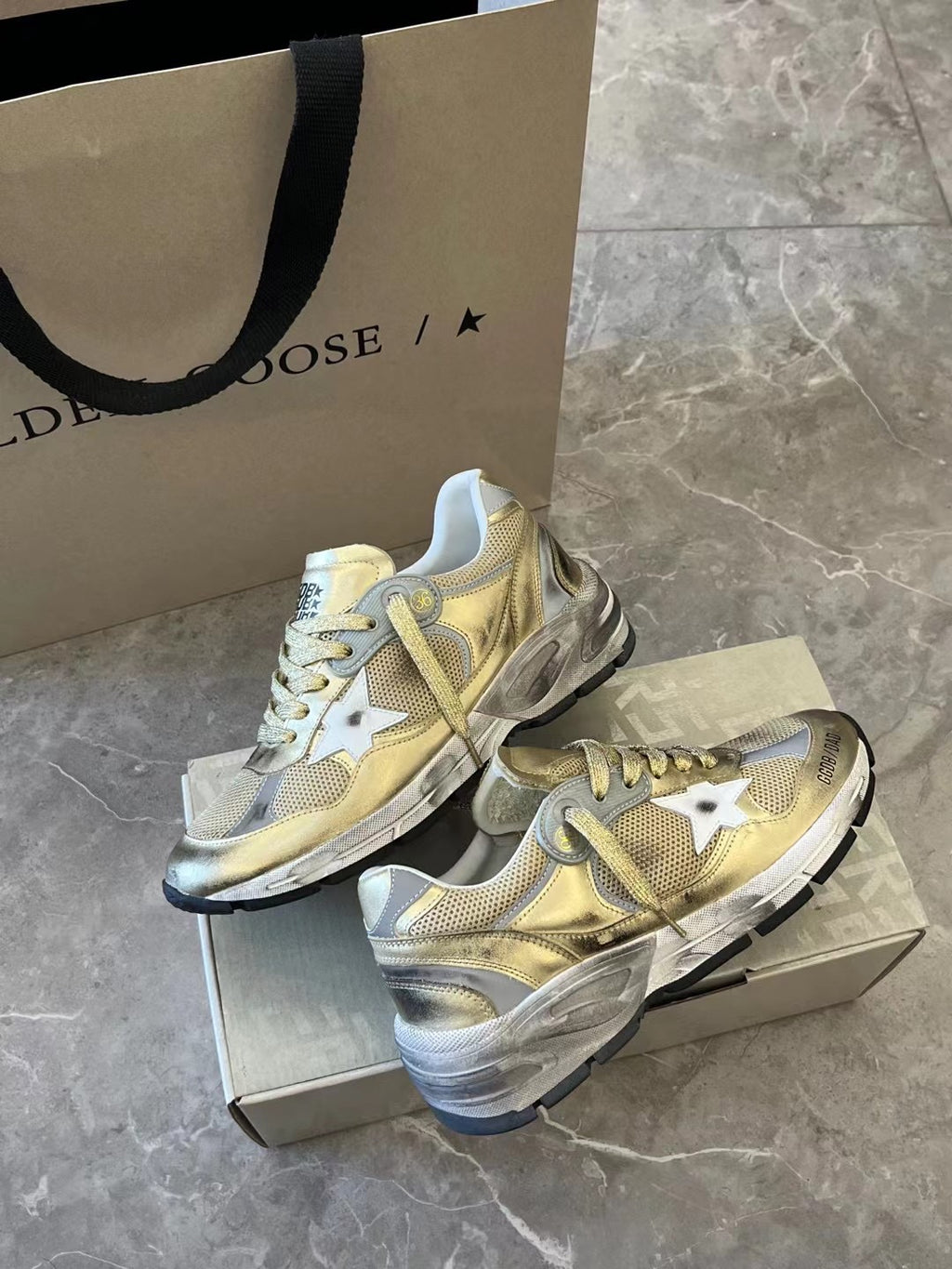 Golden Goose Dad-Star 'Gold'