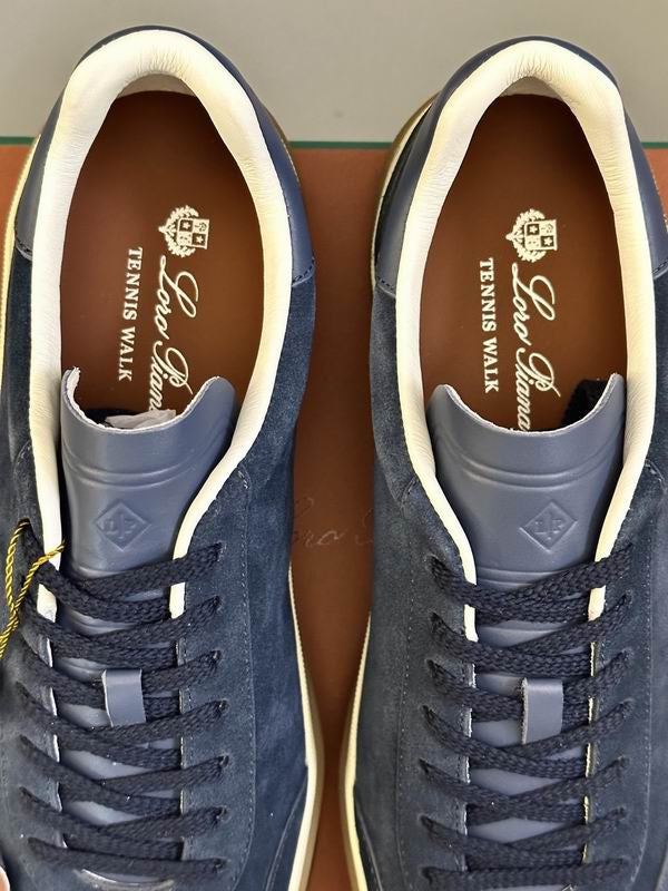 Loro Piana Tennis Walk suede sneakers