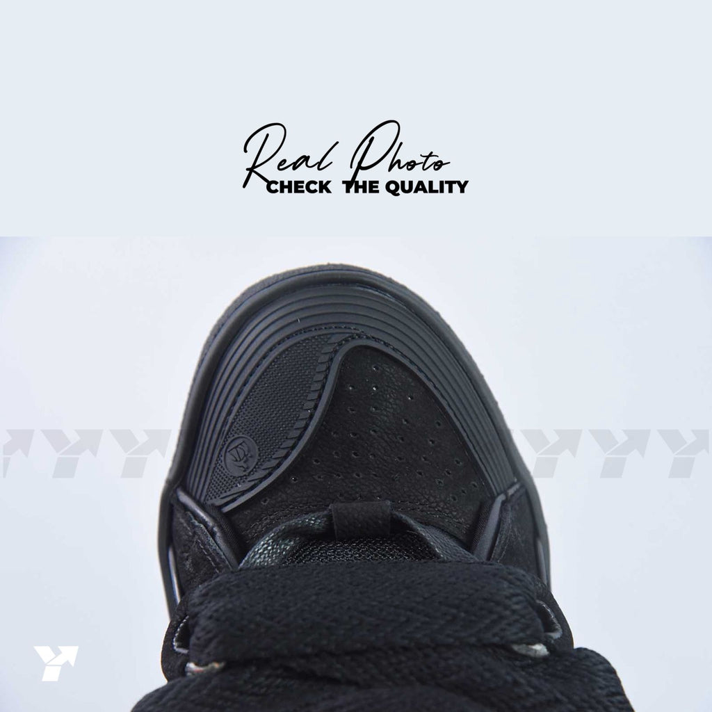 Lanvin Leather Curb-Triple Black