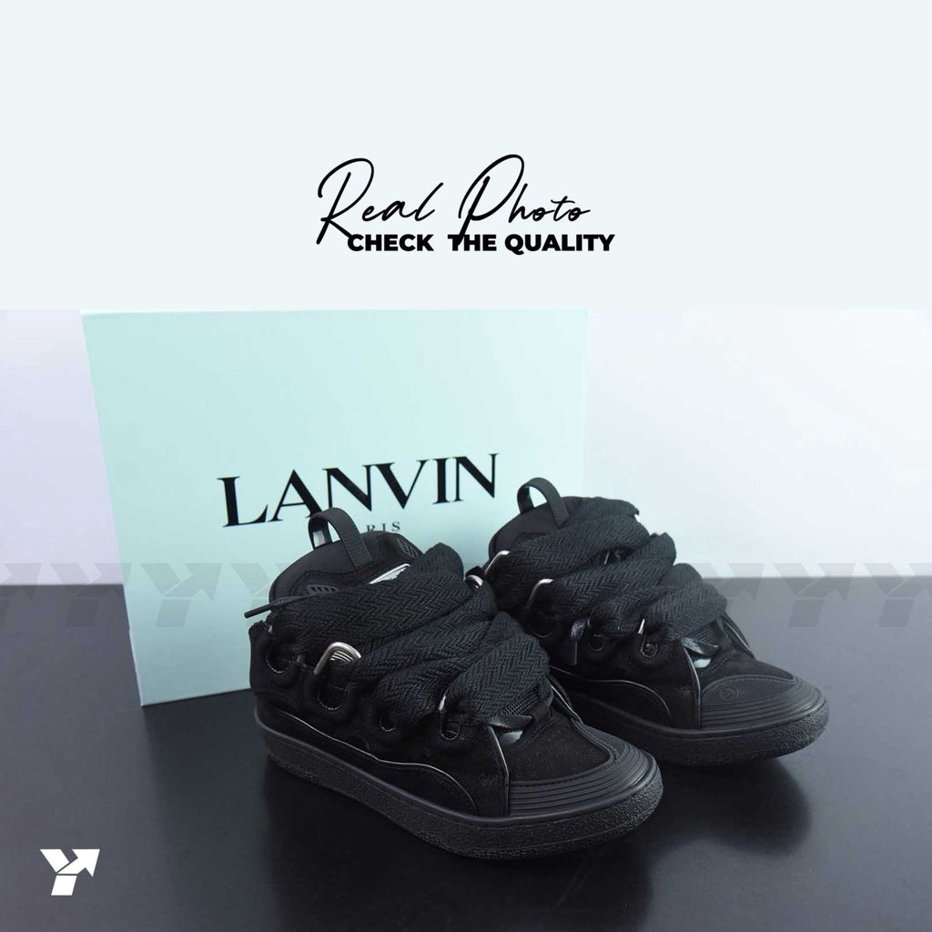 Lanvin Leather Curb-Triple Black