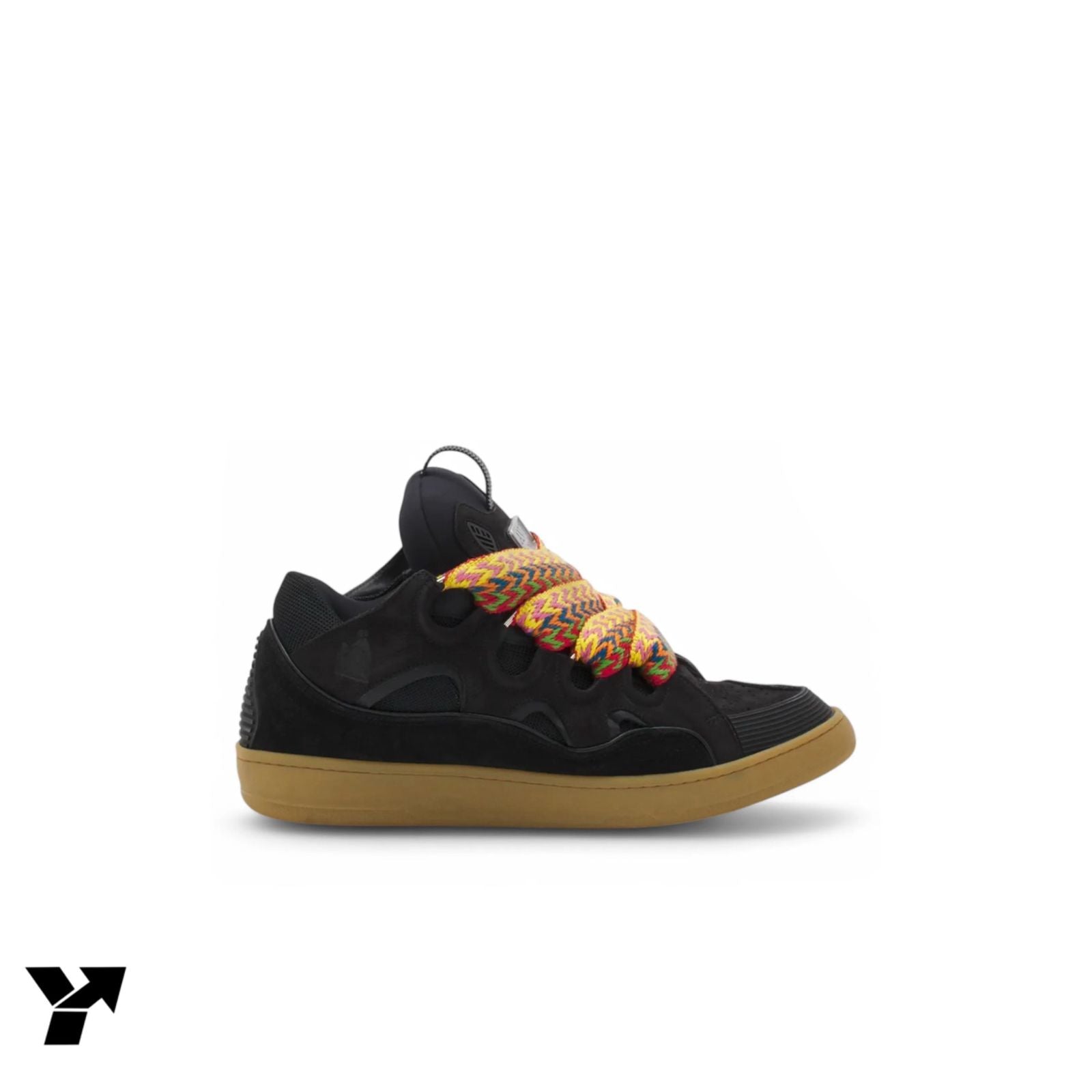 Lanvin Leather Curb-Black Multicolor