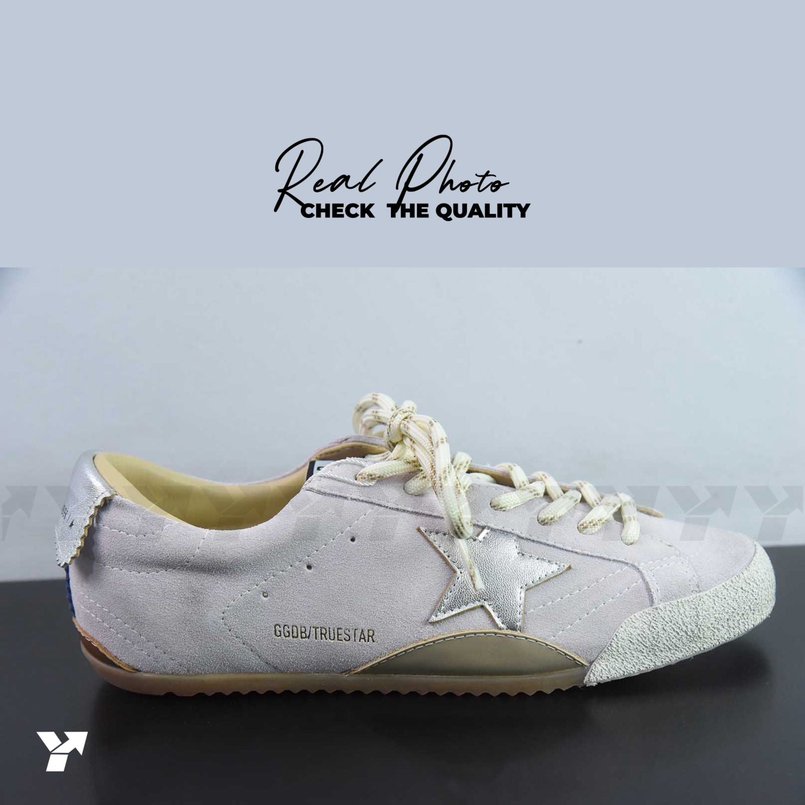 Golden goose True-Star-pastel pink suede