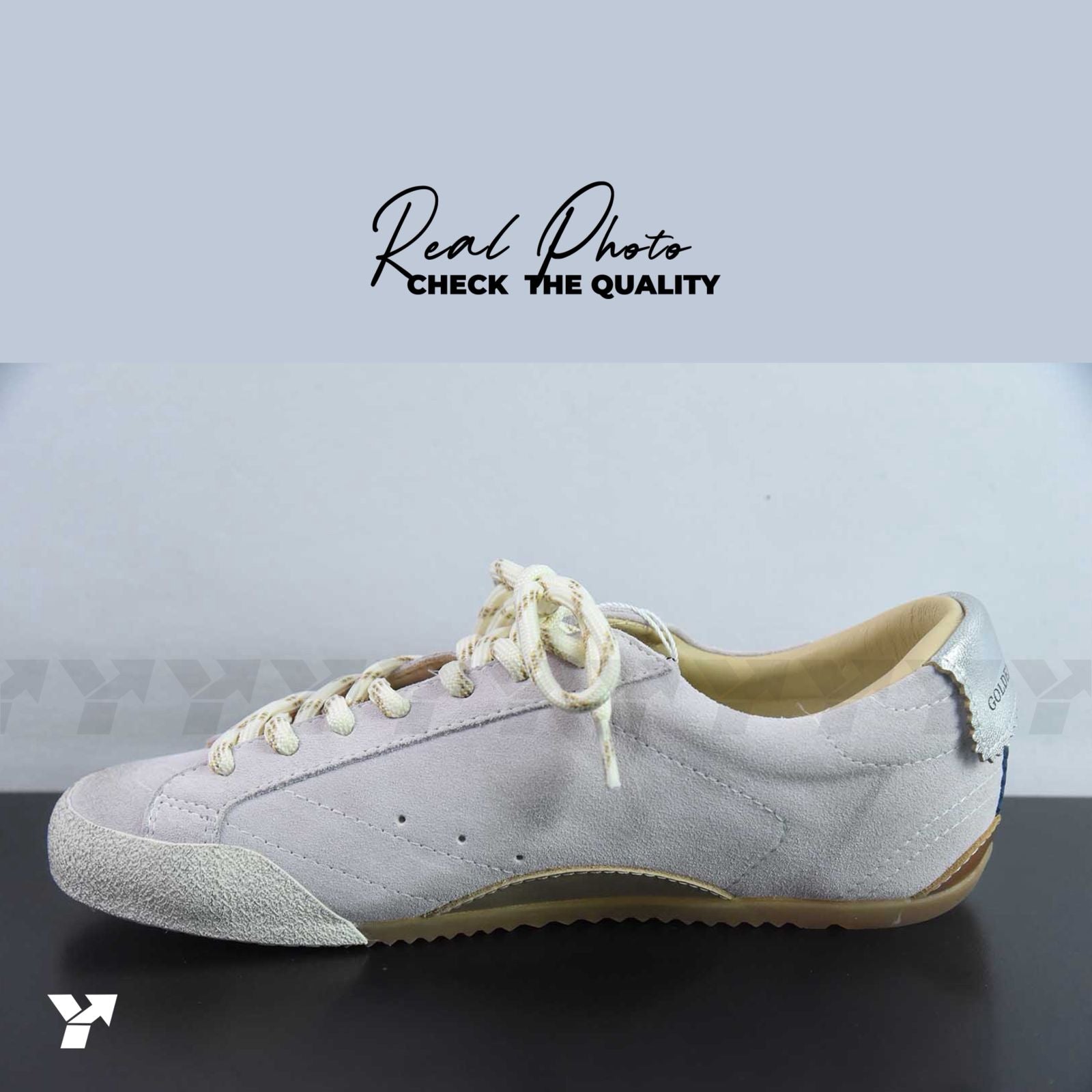 Golden goose True-Star-pastel pink suede