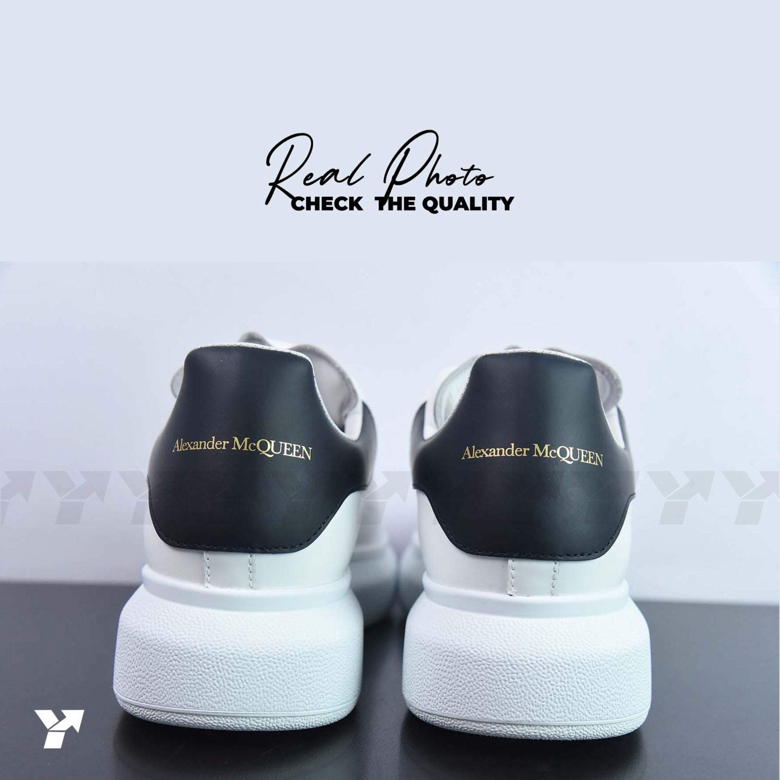 Alexander McQueen Oversized Sneaker 'White Black’