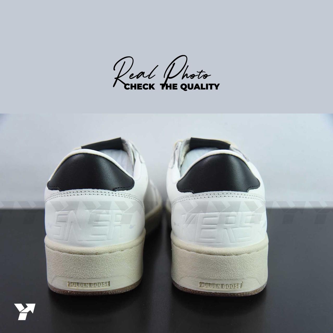 Golden Goose Ball Star 2-White Ice Black