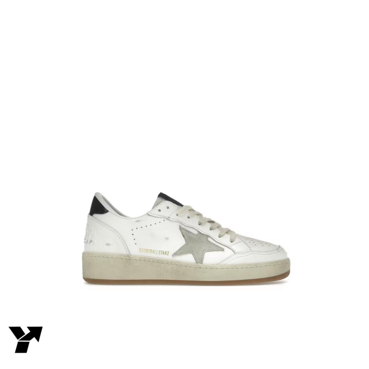 Golden Goose Ball Star 2-White Ice Black