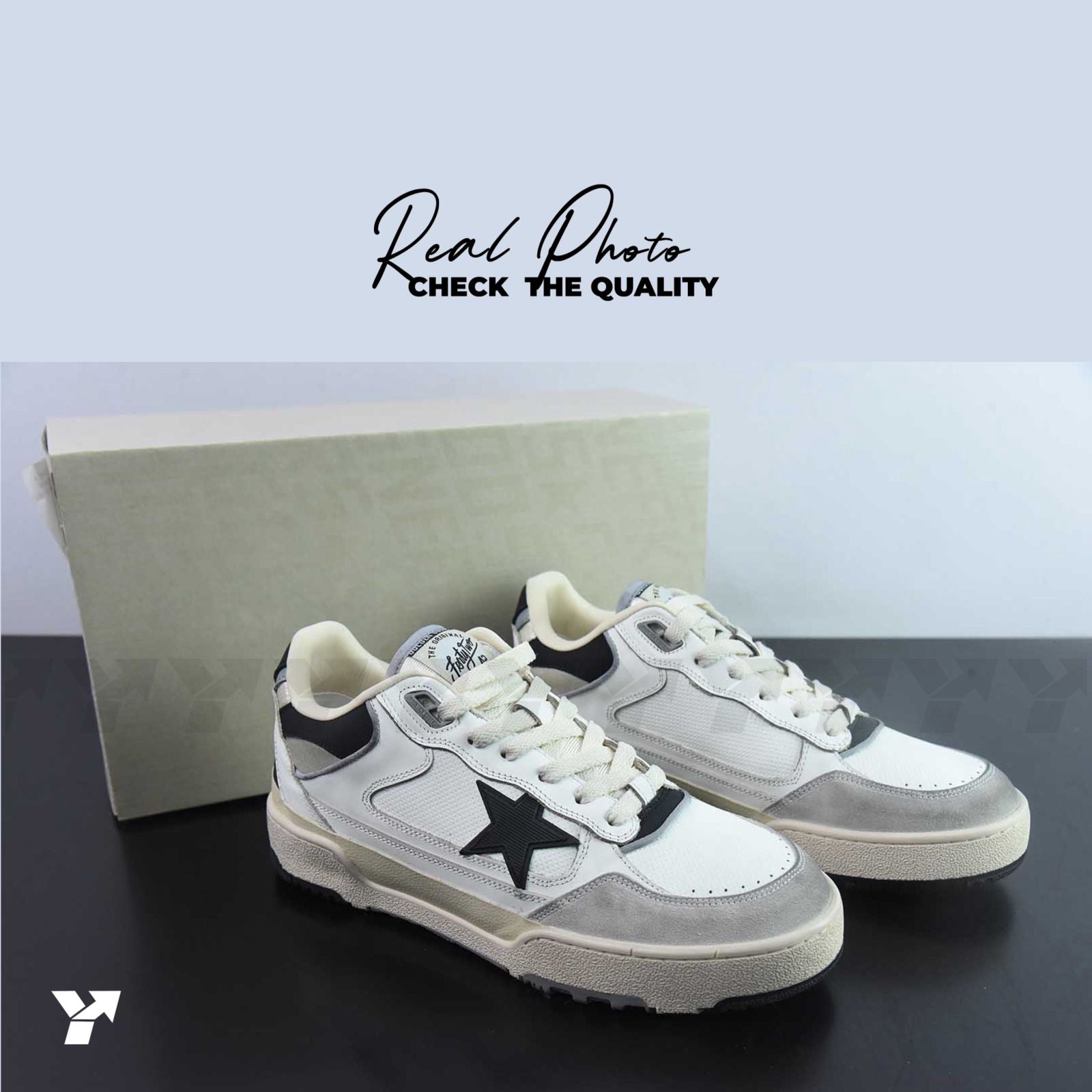Golden goose forty 2-White black