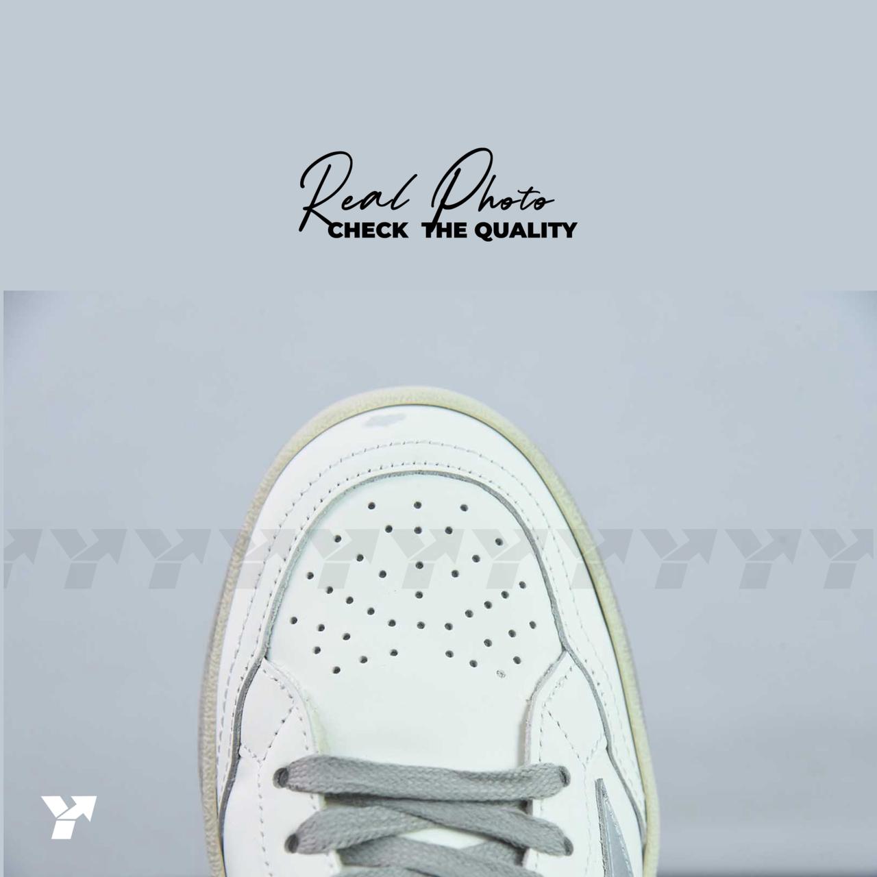 Golden Goose Ball Star 2 Deluxe-White Silver