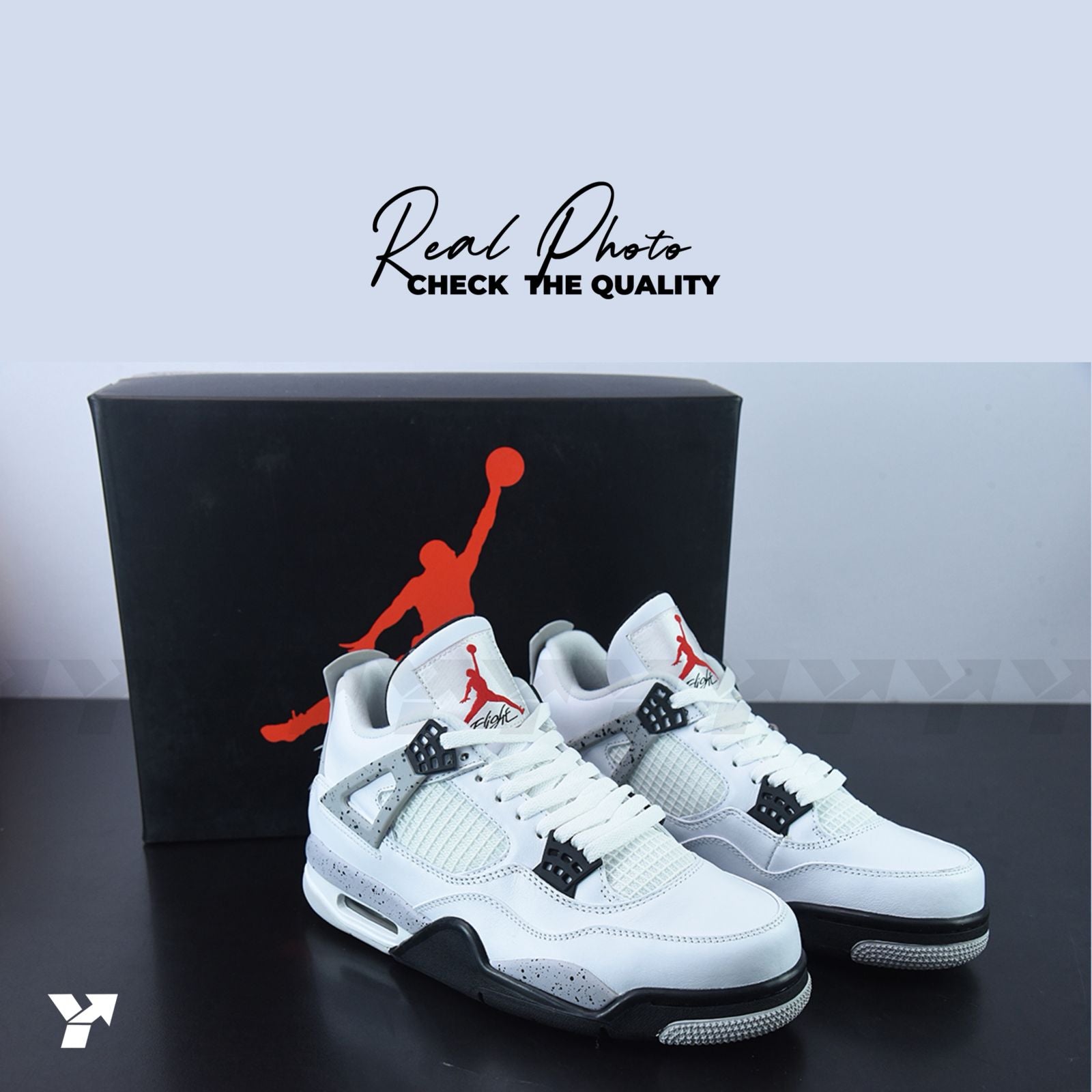 Jordan 4 Retro-White Cement
