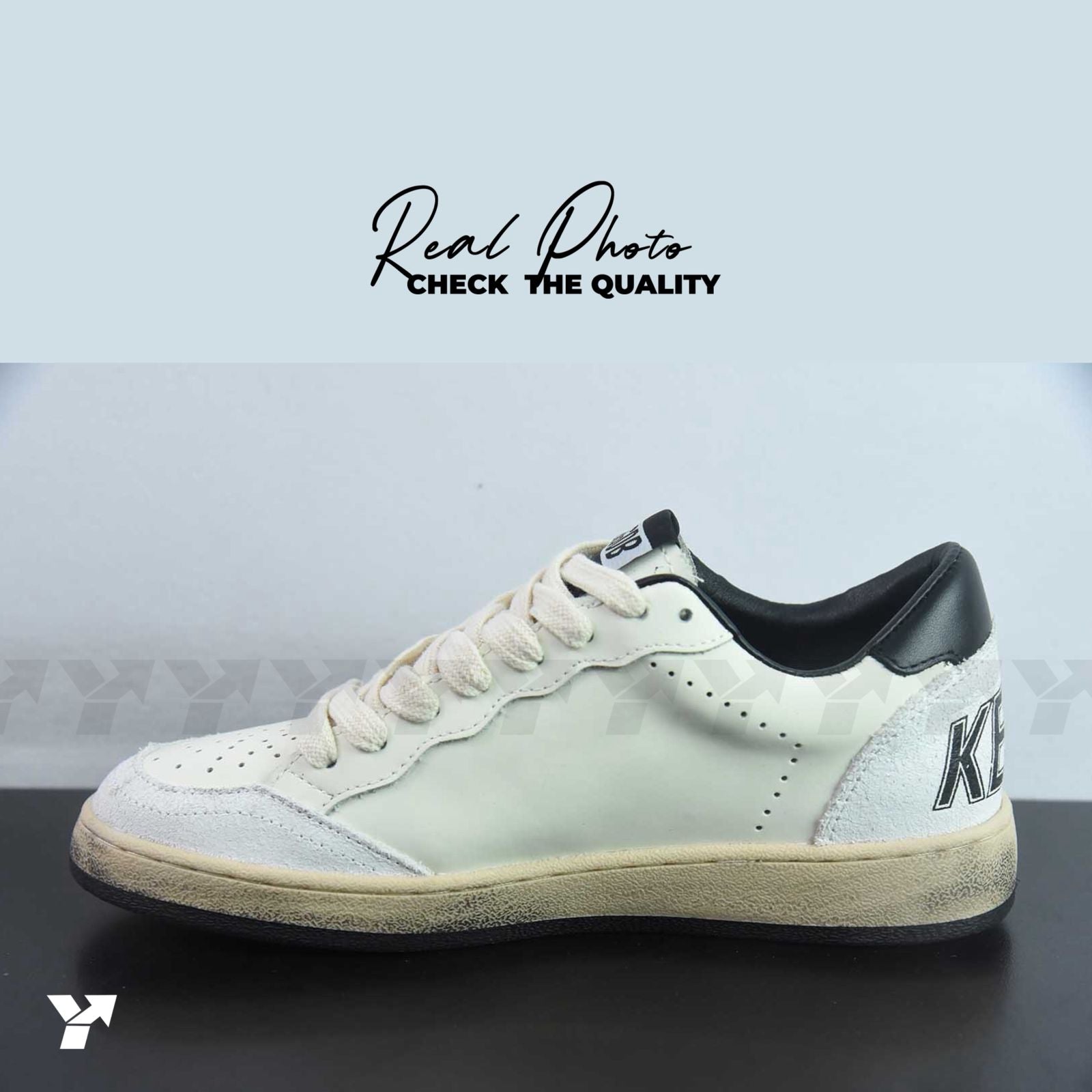 Golden Goose Ball-Star Low White Black