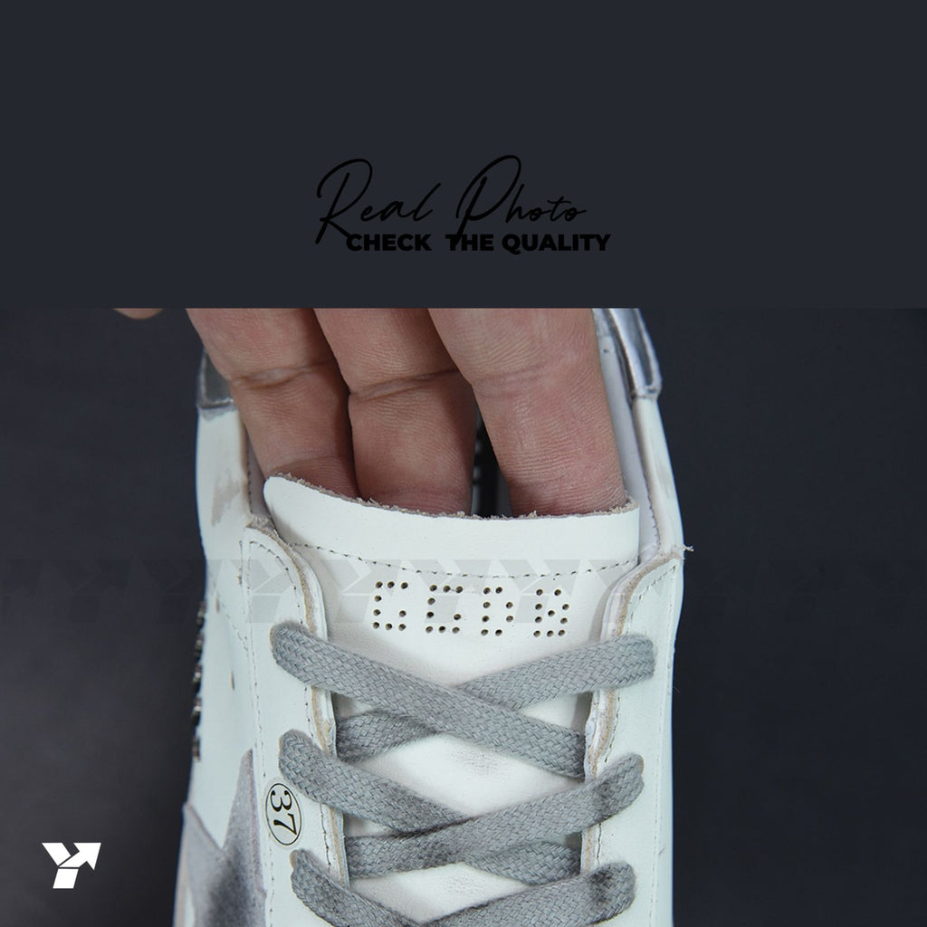 Golden Goose Super-Star White silver